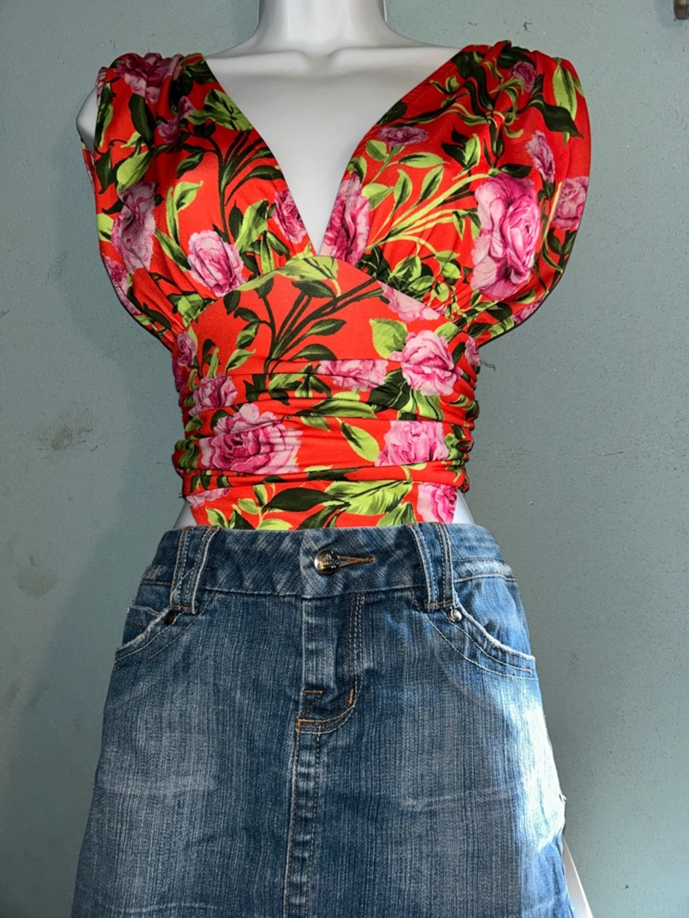 Zara Floral body suite with Pink Roses
